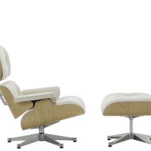 Lounge Chair & Ottoman (Black Version)